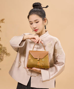Heritage Xiangyunsha New Chinese Style Kelly Bag – Lucky Horse Brings Blessings-brocadenodern