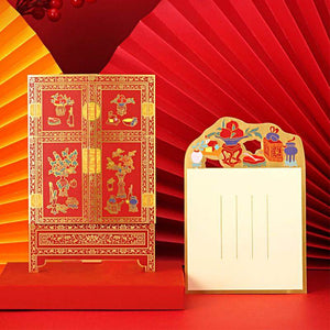 Chinese New Year Fortune & Blessing Creative Red Envelopes - SinoCultural -- CNY020