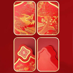 Chinese New Year 2025 Blessings Spring Festival Couplets Gift Set - SinoCultural -- CNY023