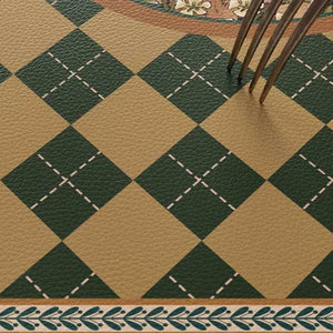 Christmas Limited Series Green Festive Reindeer Table Mat - SinoCultural -- HS-CZD1149-1