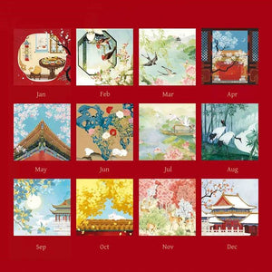 Chinese New Year Gift 2025 Snake Year Desk Calendar - SinoCultural -- CNY001