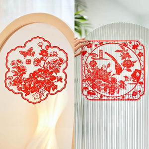Chinese New Year Decorations Spring Festival Window Clings - SinoCultural -- CNY003