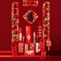Chinese New Year Couplets Red Envelopes Housewarming Gift Box - SinoCultural -- CNY007