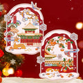 Chinese New Year Forbidden City Snow Window Clings - SinoCultural -- CNY005
