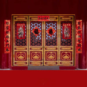 Chinese New Year Couplets Red Envelopes Housewarming Gift Box - SinoCultural -- CNY006