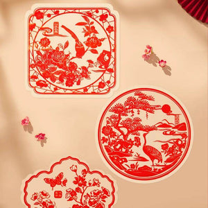 Chinese New Year Decorations Spring Festival Window Clings - SinoCultural -- CNY003