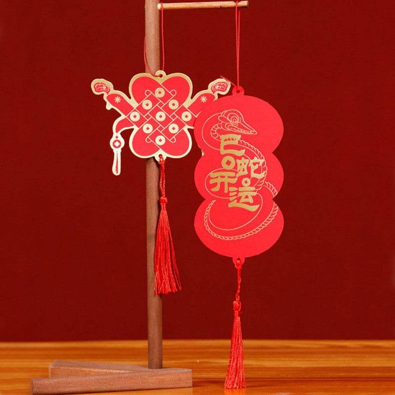 Chinese New Year Fu Tube Spring Couplets in Gift Cylinder Box - SinoCultural -- CNY012