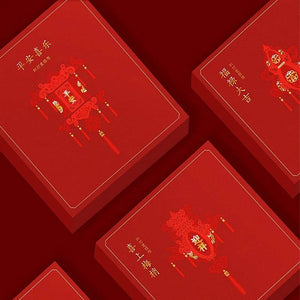 Chinese New Year 2025 Red Lantern Hanging Decoration - SinoCultural -- CNY009-1