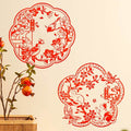 Chinese New Year Decorations Spring Festival Window Clings - SinoCultural -- CNY002-1