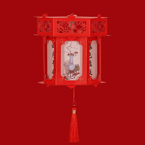 Chinese New Year Couplets Red Envelopes Housewarming Gift Box - SinoCultural -- CNY006