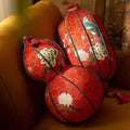 Chinoiserie Red Festive Chinese Lantern Pillow for Living Room - SinoCultural -- SJZBZ020RD01