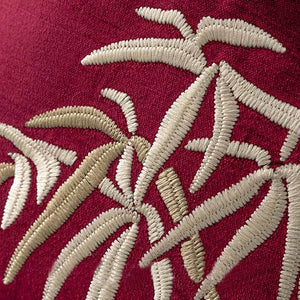 Chinoiserie Embroidery Red Blessing Gourd Shape Pillow Cushion - SinoCultural -- SJZBZ075A