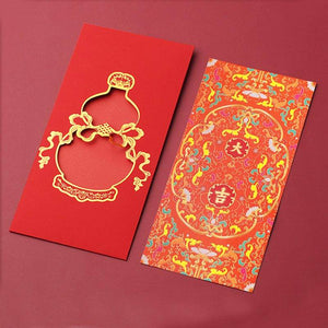 Chinese New Year Red Envelopes Blessings Wedding & Birthday - SinoCultural -- CNY019-1