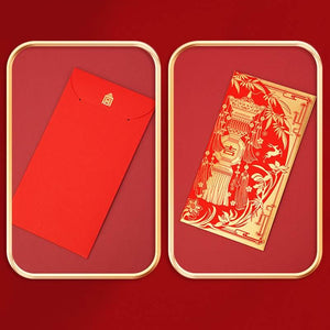 Chinese New Year 2025 Blessings Spring Festival Couplets Gift Set - SinoCultural -- CNY023