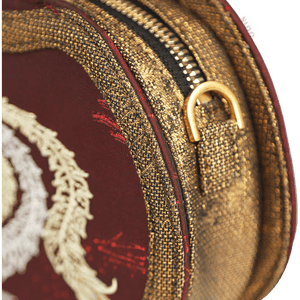 Ultra-Light Ruyi Phoenix Embroidery Handbag Recycled Fabric with Hualuo Silk 205g - SinoCultural -- GD1212