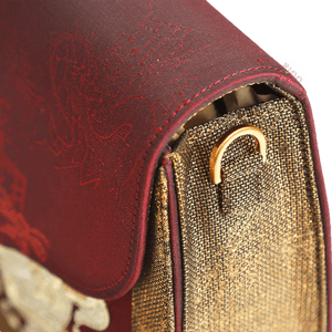 Ultra-Light Saddle Loong Embroidery Bag Recycled Fabric with Hualuo Silk 216g - SinoCultural -- GD1201