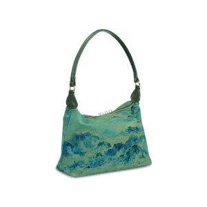 Xiangyunsha Silk Mulberry Silk Vintage Shoulder Bag - SinoCultural -- YSY1002Q