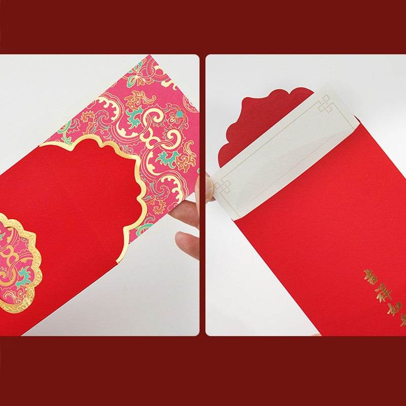 Chinese New Year Red Envelopes Blessings Wedding & Birthday - SinoCultural -- CNY019-1