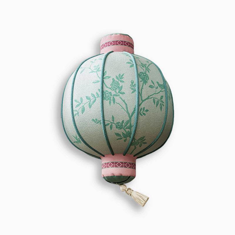 Chinoiserie Premium Color Living Room Lantern Pillow - SinoCultural -- SJZBZ062