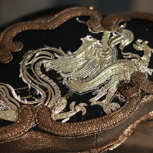 Ultra-Light Ruyi Loong Embroidery Handbag – Recycled Fabric with Hualuo Silk 205g - SinoCultural -- GD1211