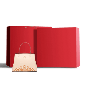 Embroidery Genuine Leather Elegant Crossbody Bag - SinoCultural -- SC1753-A4