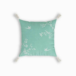 Chinoiserie Luxe Fresh Living Room Sofa Throw Pillow - SinoCultural -- SJZBZ063A