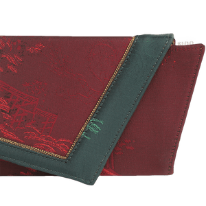 Ultra-Light Envelope Clutch Handbag in Recycled Fabric with Hualuo Silk 216g - SinoCultural -- GD1202