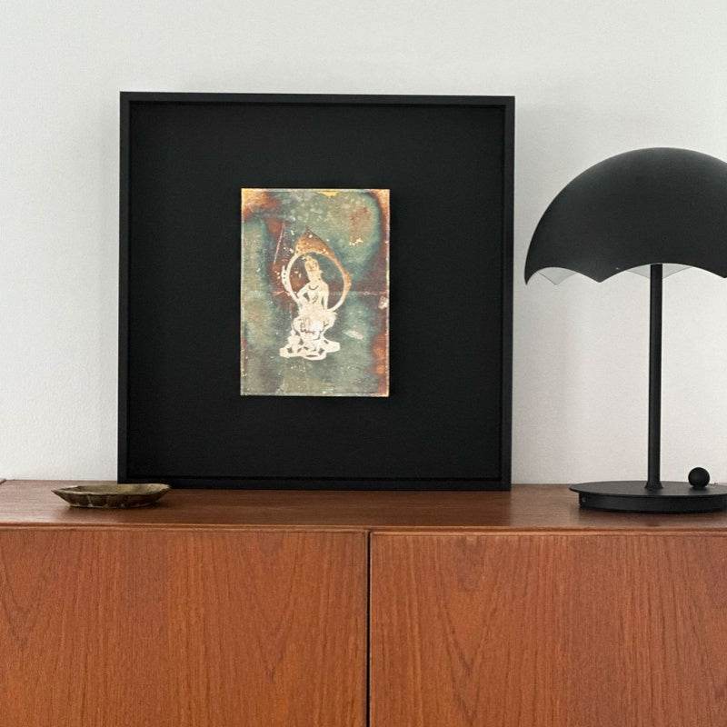 Intangible Heritage Dunhuang Foil Burning Handcrafted Wall Art - SinoCultural -- JN1105-A1