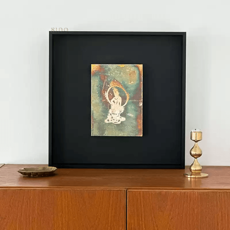 Intangible Heritage Dunhuang Foil Burning Handcrafted Wall Art - SinoCultural -- JN1105-A1