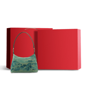 Xiangyunsha Silk Mulberry Silk Vintage Shoulder Bag - SinoCultural -- YSY1002Q