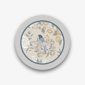 Chinoiserie Diatomite Absorbent Quick-Dry Non-Slip Round Coaster - SinoCultural -- TM053A16