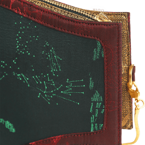 Ultra-Light Water Bottle-Shaped Song Brocade Vintage Style Crossbody Bag 164g - SinoCultural -- GD1204