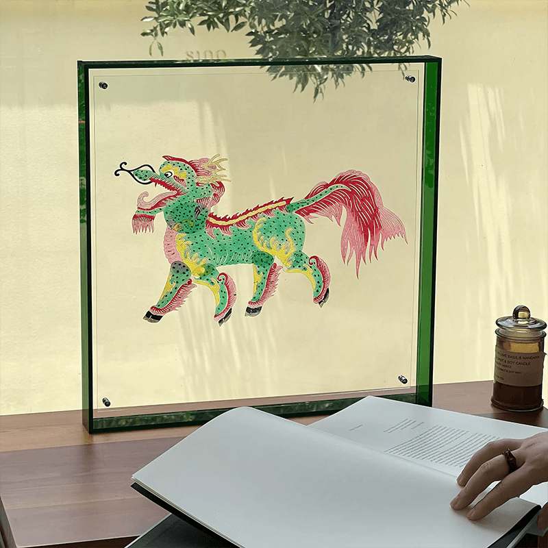 Intangible Heritage Shadow Puppetry Designer Decoration for Living Room - SinoCultural -- JN1101-A1
