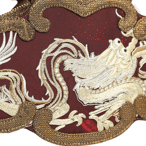 Ultra-Light Ruyi Loong Embroidery Handbag – Recycled Fabric with Hualuo Silk 205g - SinoCultural -- GD1211
