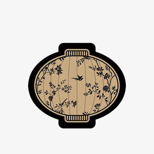 Chinoiserie Diatomite Absorbent Quick-Dry Non-Slip Round Coaster - SinoCultural -- TM054A12