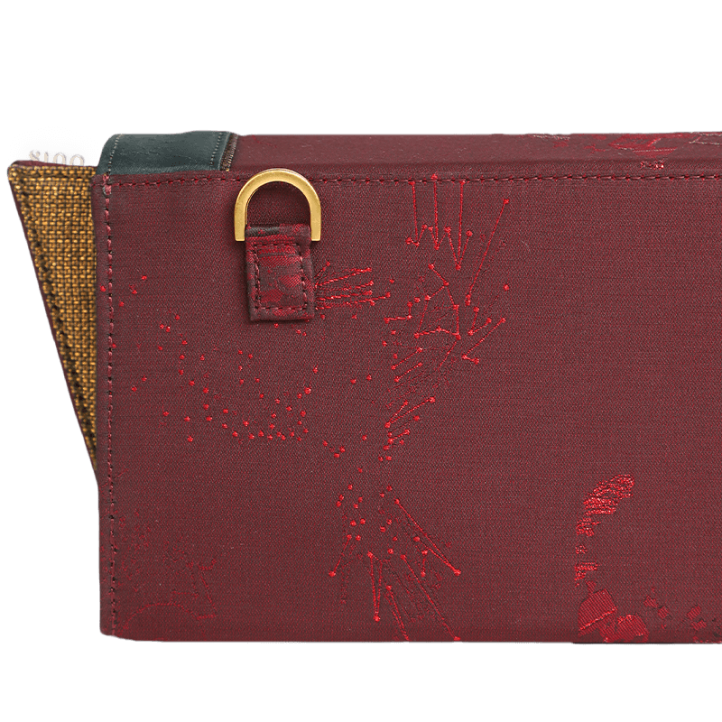 Ultra-Light Envelope Clutch Handbag in Recycled Fabric with Hualuo Silk 216g - SinoCultural -- GD1202