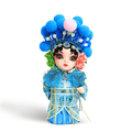 6-Inch Handmade Chinese Doll – Peking Opera Green Snake Collectible - SinoCultural -- QJ0607