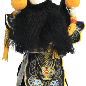 6-Inch Handmade Xiang Yu Chinese Doll – Imposing Desk Accessory - SinoCultural -- QJ0611
