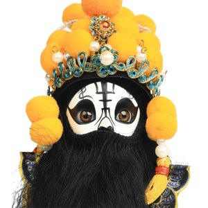 6-Inch Handmade Xiang Yu Chinese Doll – Imposing Desk Accessory - SinoCultural -- QJ0611