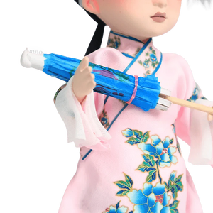 6-Inch Handmade Xu Xian Scholar Chinese Doll – Elegant Desk Accessory - SinoCultural -- QJ0605