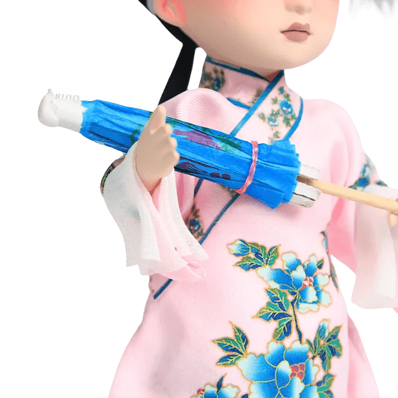 6-Inch Handmade Xu Xian Scholar Chinese Doll – Elegant Desk Accessory - SinoCultural -- QJ0605