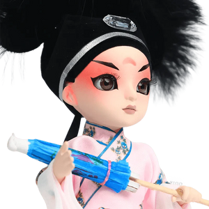 6-Inch Handmade Xu Xian Scholar Chinese Doll – Elegant Desk Accessory - SinoCultural -- QJ0605