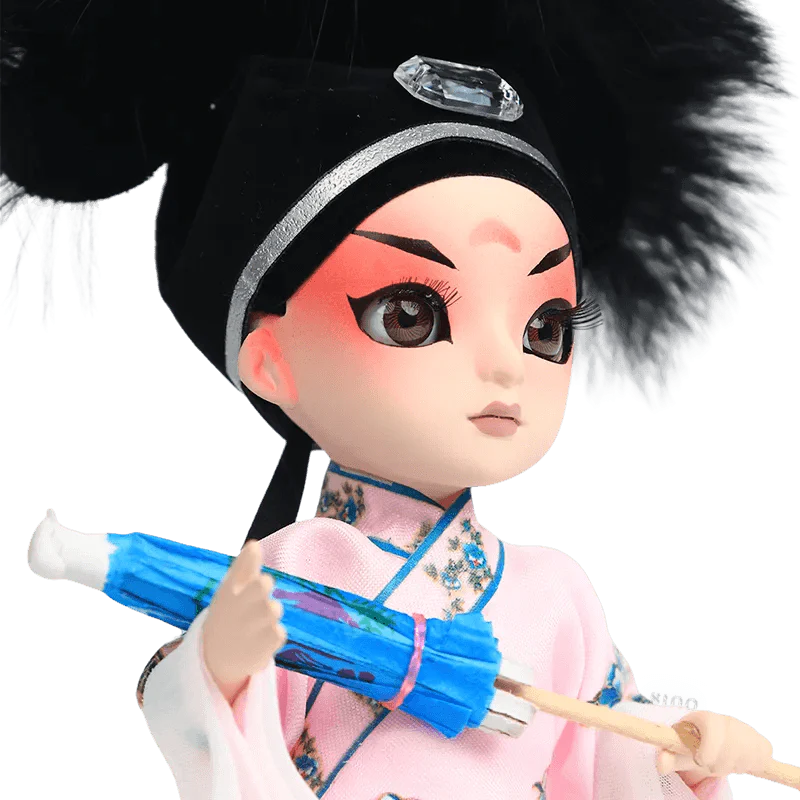 6-Inch Handmade Xu Xian Scholar Chinese Doll – Elegant Desk Accessory - SinoCultural -- QJ0605