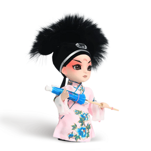 6-Inch Handmade Xu Xian Scholar Chinese Doll – Elegant Desk Accessory - SinoCultural -- QJ0605