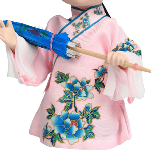 6-Inch Handmade Xu Xian Scholar Chinese Doll – Elegant Desk Accessory - SinoCultural -- QJ0605