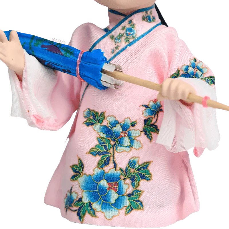 6-Inch Handmade Xu Xian Scholar Chinese Doll – Elegant Desk Accessory - SinoCultural -- QJ0605