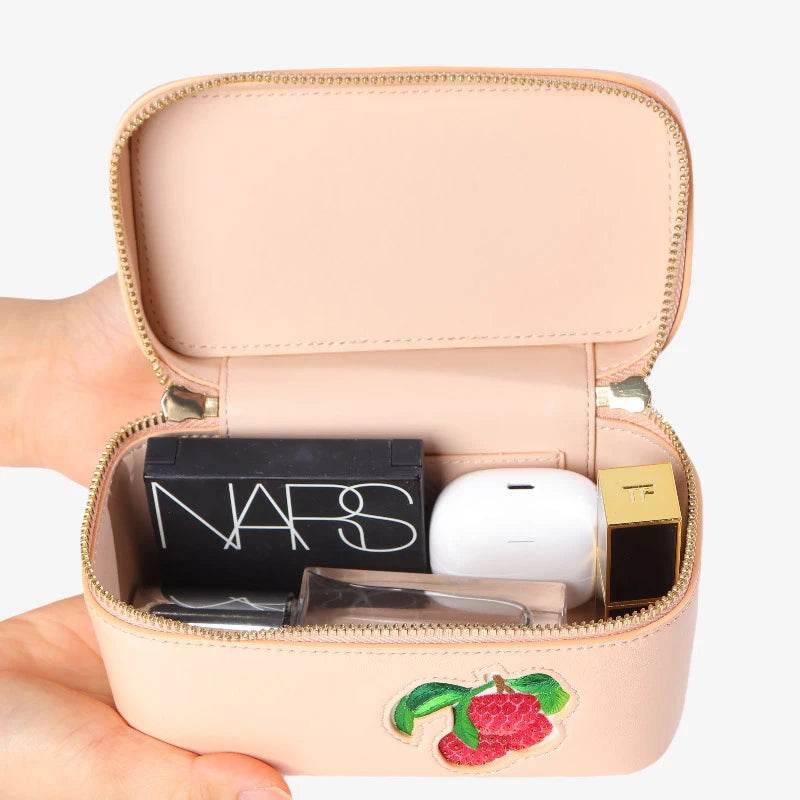 Sinocultural Handcrafted Embroidered Lychee Makeup Bag - SinoCultural -- BXW06WCS189A02