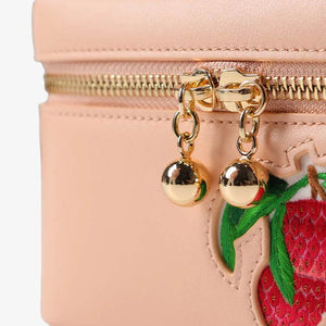 Sinocultural Handcrafted Embroidered Lychee Makeup Bag - SinoCultural -- BXW06WCS189A02