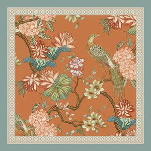 Chinoiserie Mountain Hydrangea Washer Dust Protection Mat - SinoCultural -- TM020A3446