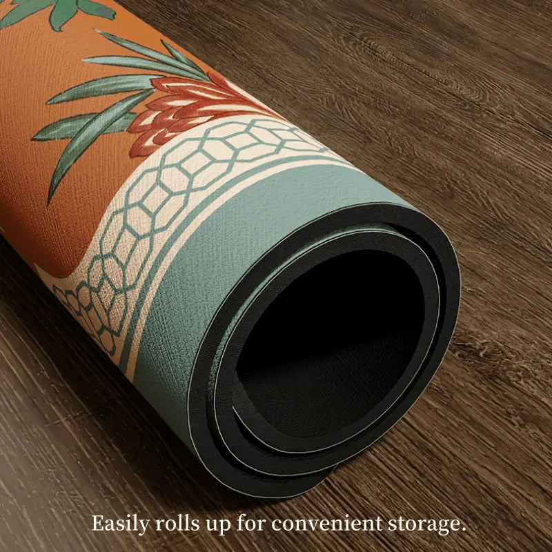 Chinoiserie Retro Spring Floral Kitchen Drain Mat - SinoCultural -- TM011A3040